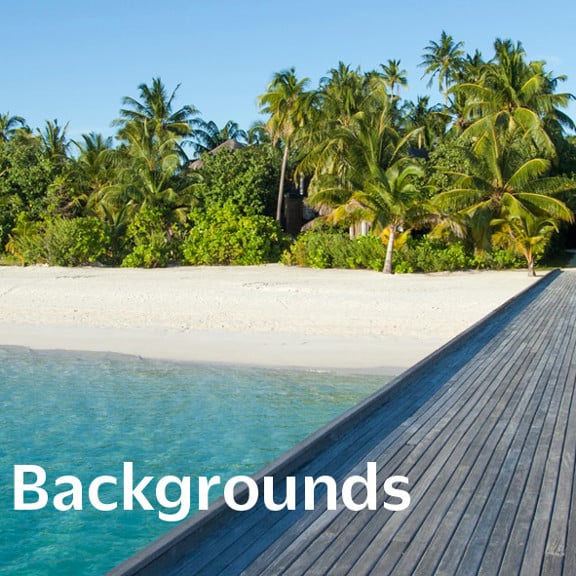 Free Zoom virtual backgrounds - Beach Scenes