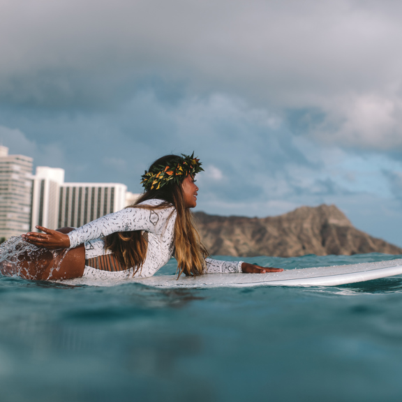 Surfing in Waikiki