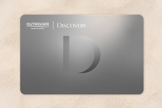 Platinum Level Outrigger DISCOVERY membership card