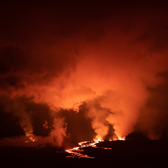 Mauna Loa volcano eruption Hawaii Island