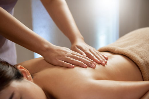 Thai back massage