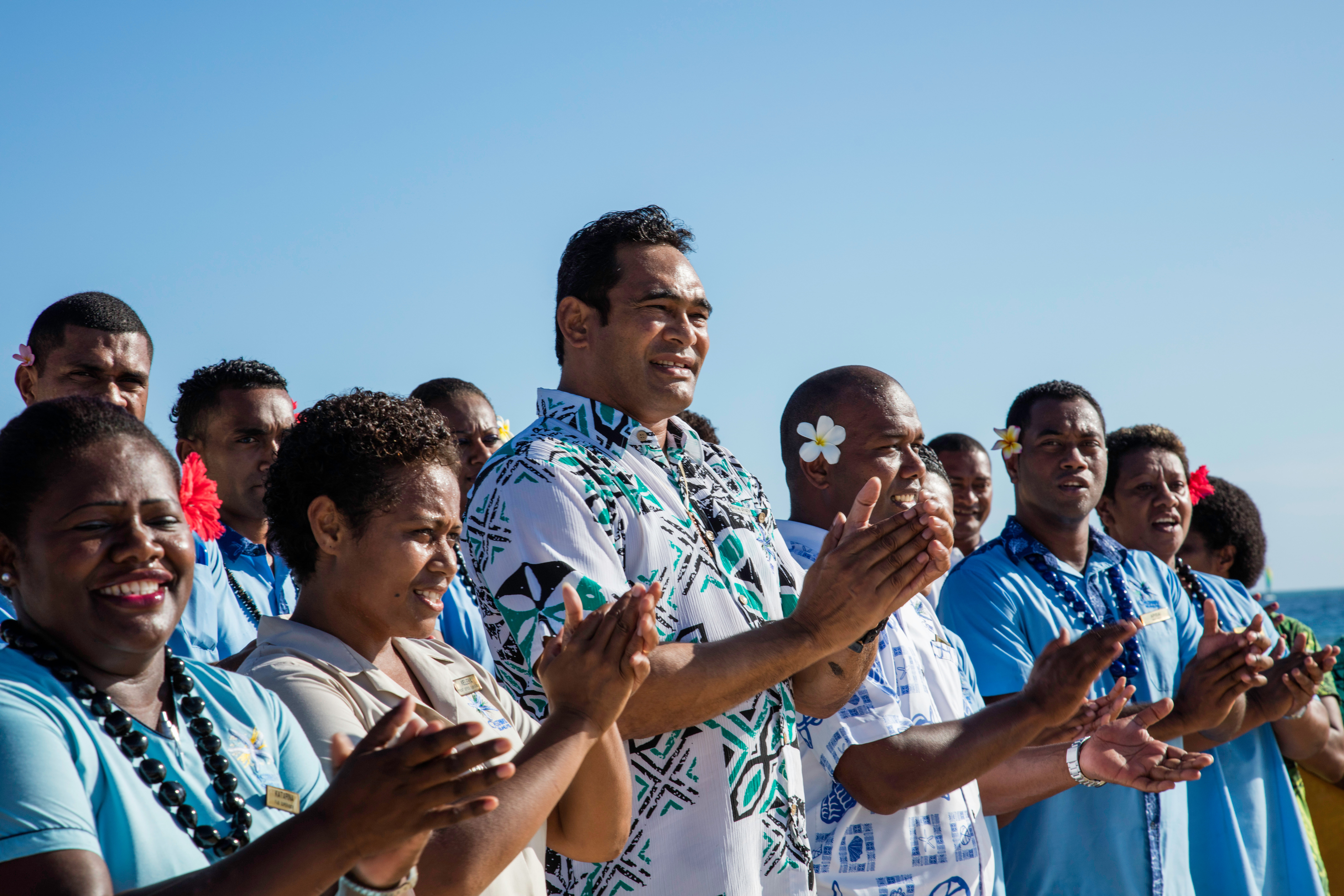 Castaway Island, Fiji welcome ceremony