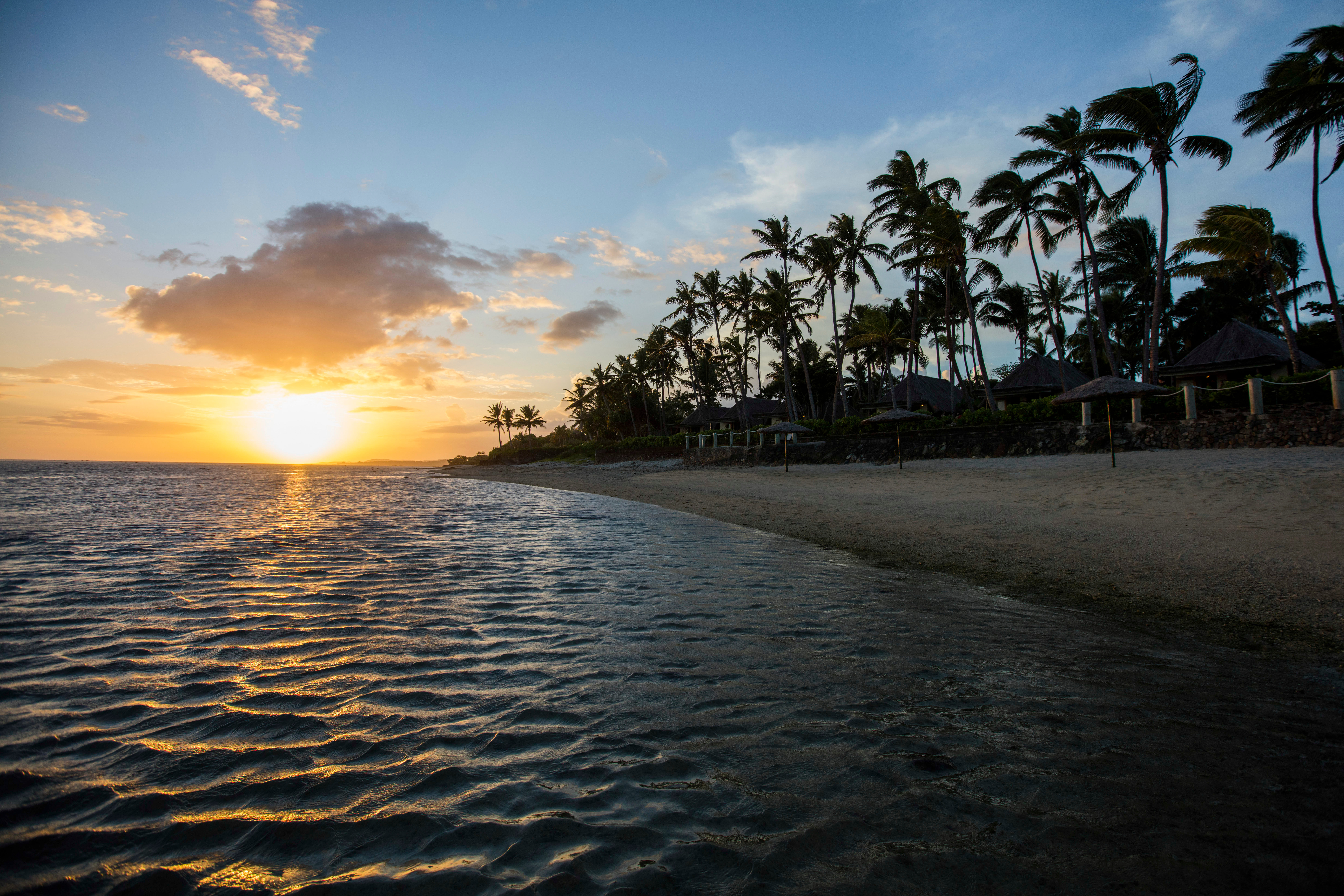 OUTRIGGER Fiji Beach Resort sunset