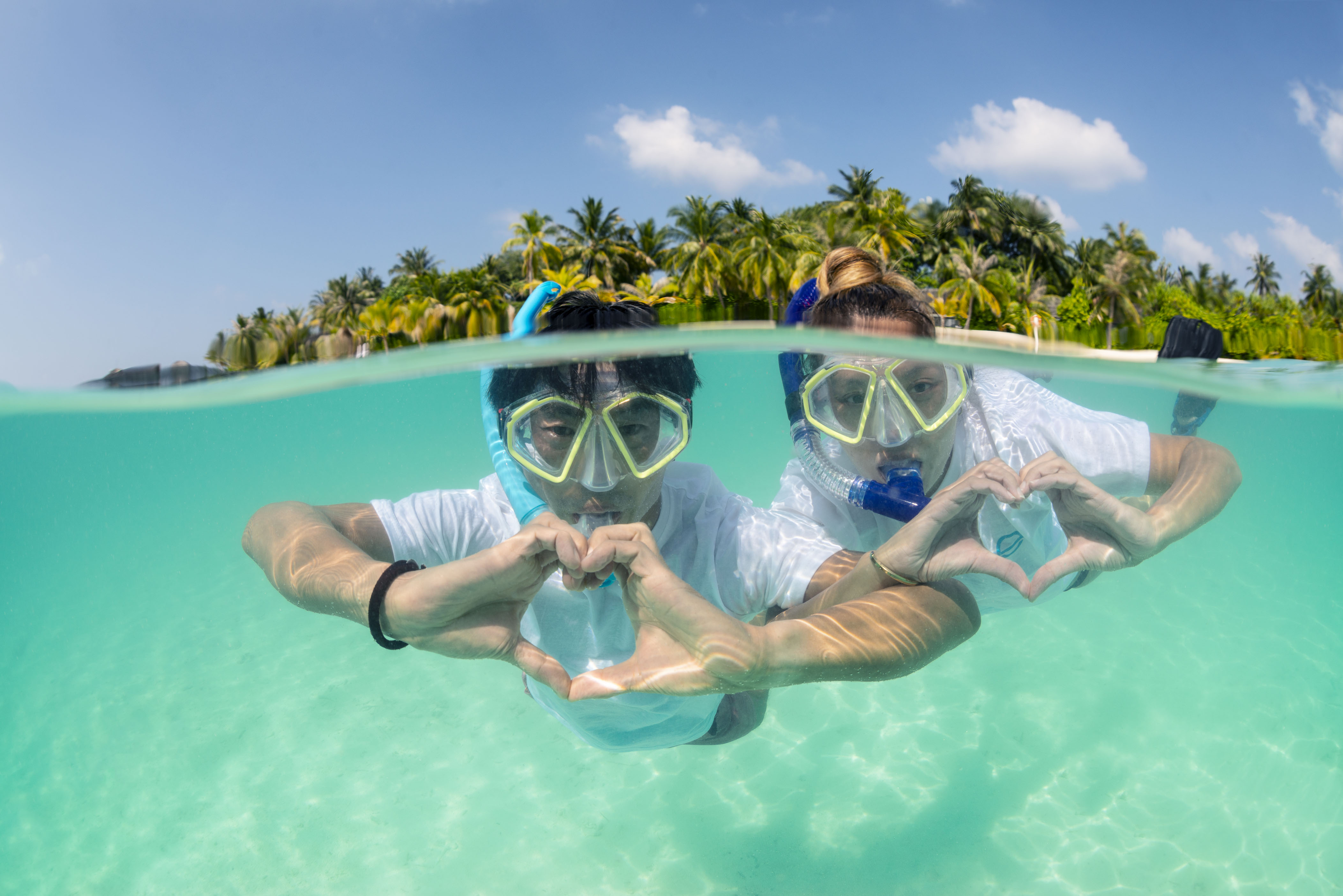 Snorkeling in the Maldives