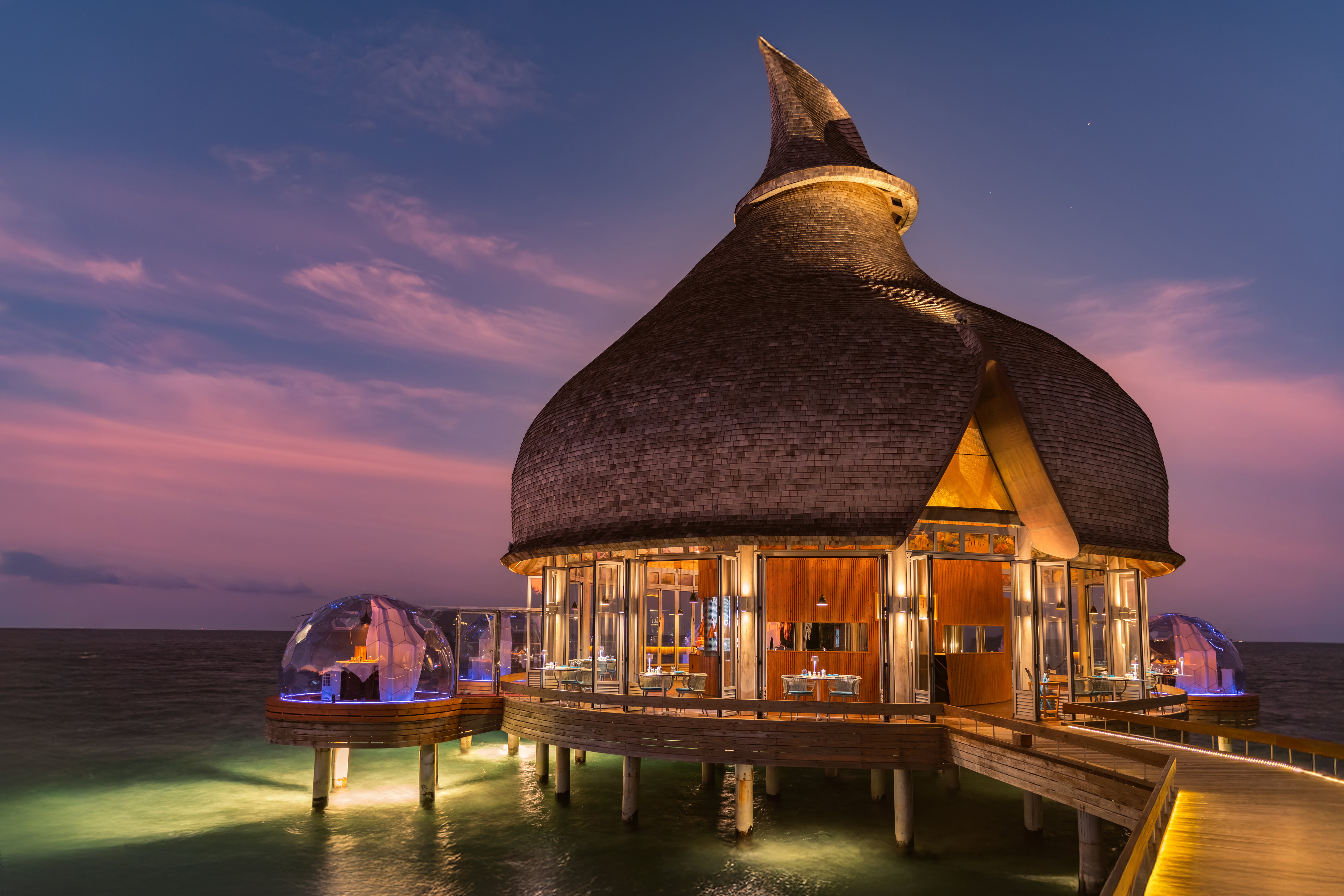 Moodhu Grill at OUTRIGGER Maldives Maafushivaru Resort