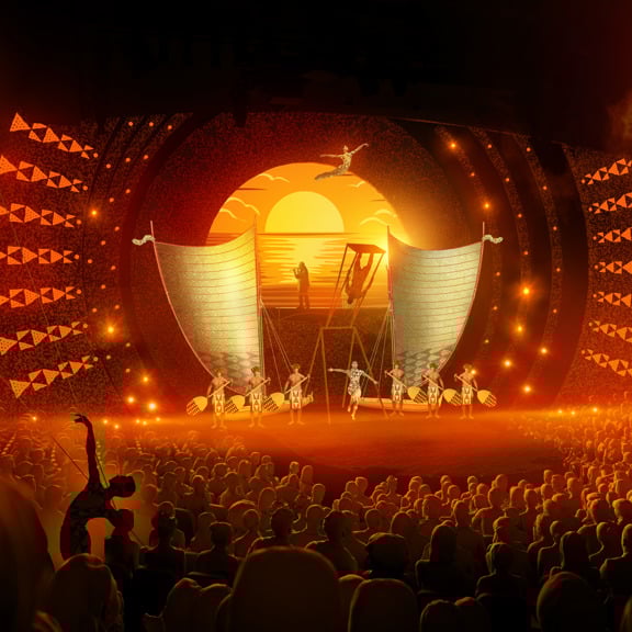 Auana act rendering