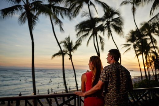 Voyager 47 Lounge view from the Outrigger Waikiki Beach Resort