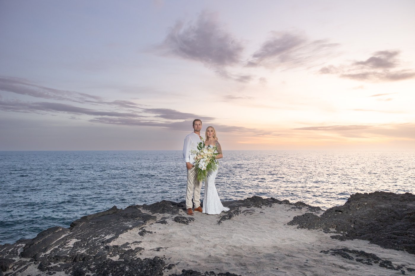 Ocean view wedding
