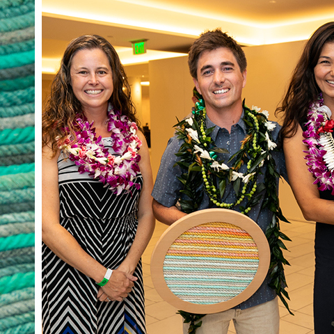 Artist Ethan Estess at Outrigger Reef Waikiki Beach Resort